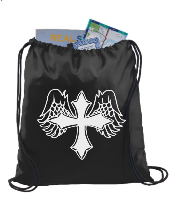 Wing Cross Polyester Backpack