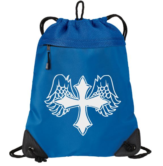 Wing Cross Mesh Backpack