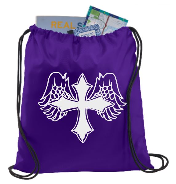 Wing Cross Polyester Backpack