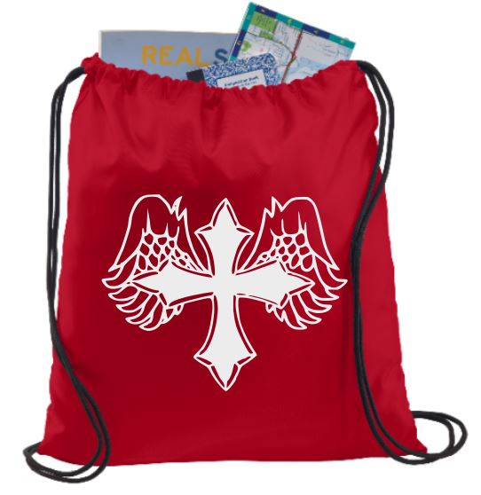 Wing Cross Polyester Backpack