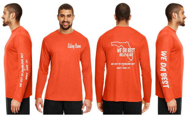 WeDaBest Men - Belle Glade Reflective Long Sleeve - 100% Polyester