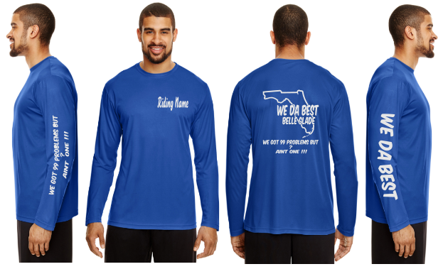 WeDaBest Men - Belle Glade Reflective Long Sleeve - 100% Polyester