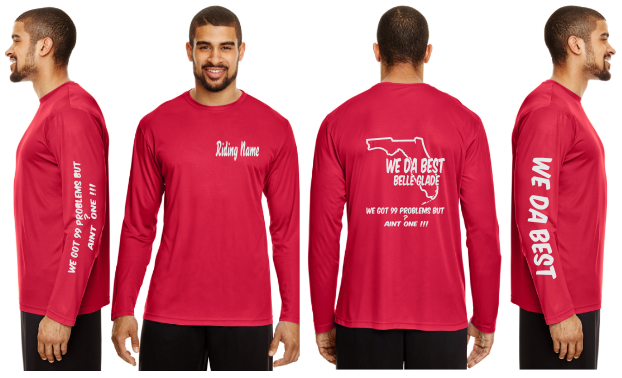 WeDaBest Men - Belle Glade Reflective Long Sleeve - 100% Polyester