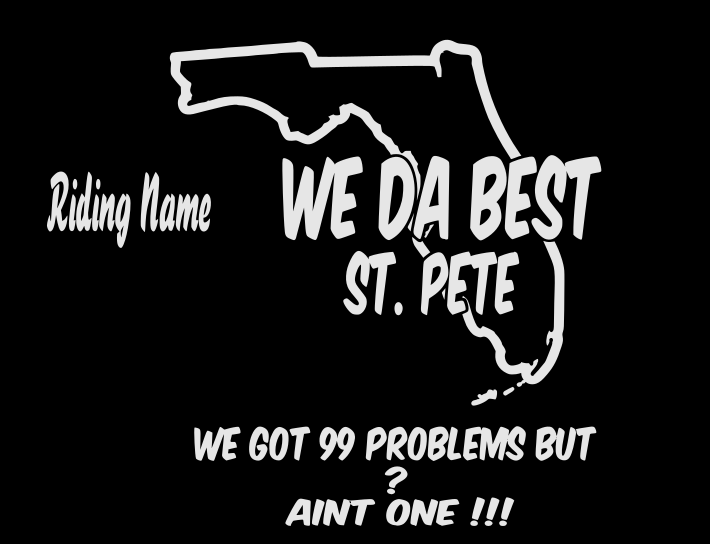 WeDaBest St Pete - Reflective Pullover Hoodie