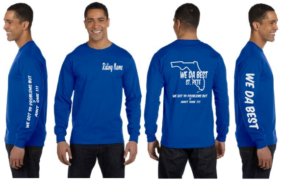 WeDaBest Men - St. Pete Reflective Long Sleeve - 100% Cotton