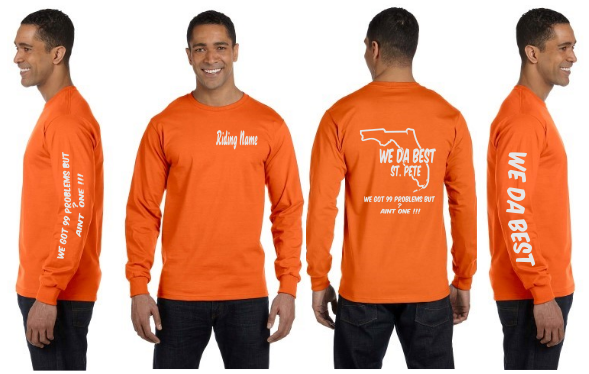 WeDaBest Men - St. Pete Reflective Long Sleeve - 100% Cotton