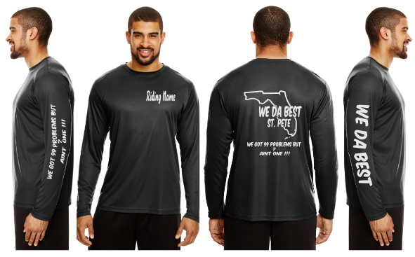 WeDaBest Men - St. Pete Reflective Long Sleeve - 100% Polyester