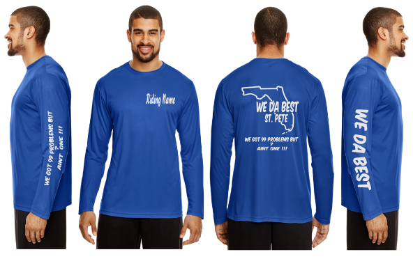 WeDaBest Men - St. Pete Reflective Long Sleeve - 100% Polyester