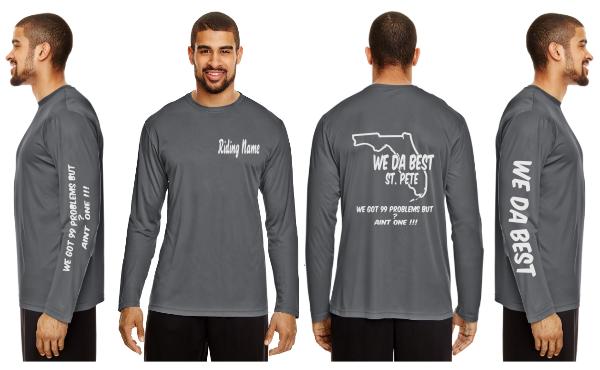 WeDaBest Men - St. Pete Reflective Long Sleeve - 100% Polyester