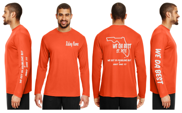 WeDaBest Men - St. Pete Reflective Long Sleeve - 100% Polyester