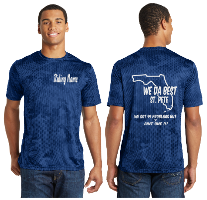 WeDaBest Men - St. Pete Camo Tee - 100% Polyester