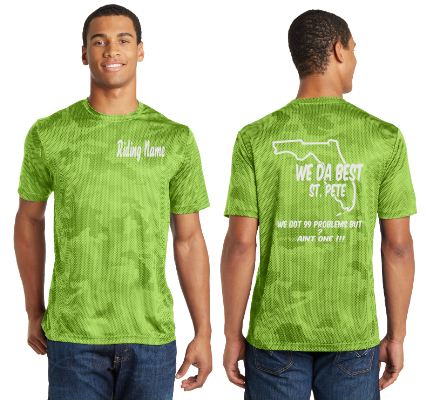 WeDaBest Men - St. Pete Camo Tee - 100% Polyester