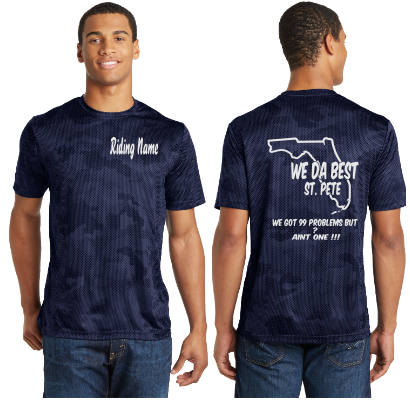 WeDaBest Men - St. Pete Camo Tee - 100% Polyester