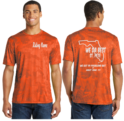 WeDaBest Men - St. Pete Camo Tee - 100% Polyester