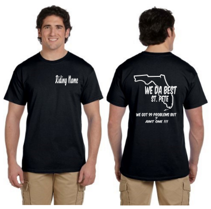 WeDaBest Men - St. Pete Reflective Tee - 100% Cotton