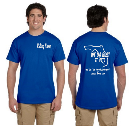WeDaBest Men - St. Pete Reflective Tee - 100% Cotton