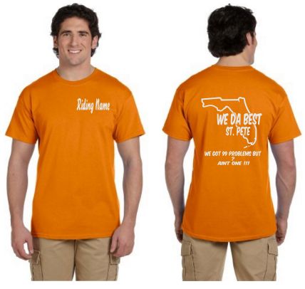 WeDaBest Men - St. Pete Reflective Tee - 100% Cotton