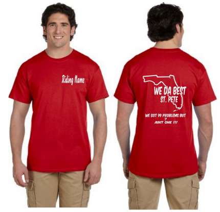 WeDaBest Men - St. Pete Reflective Tee - 100% Cotton