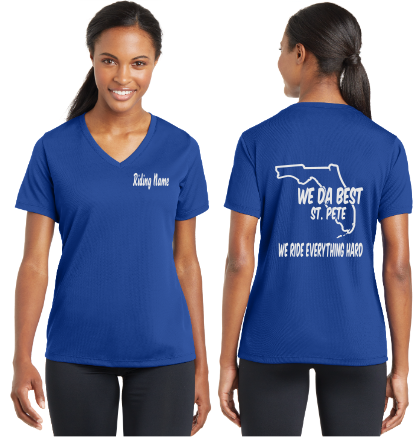 WeDaBest St. Pete V-Neck Tee - 100% Polyester