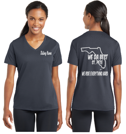 WeDaBest St. Pete V-Neck Tee - 100% Polyester