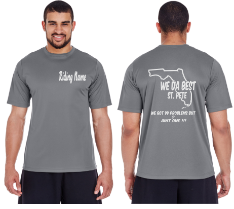 WeDaBest Men - St. Pete Reflective Tee - 100% Polyester