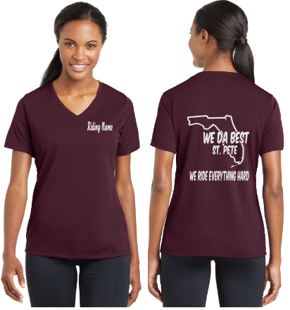 WeDaBest St. Pete V-Neck Tee - 100% Polyester