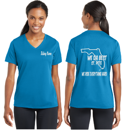 WeDaBest St. Pete V-Neck Tee - 100% Polyester