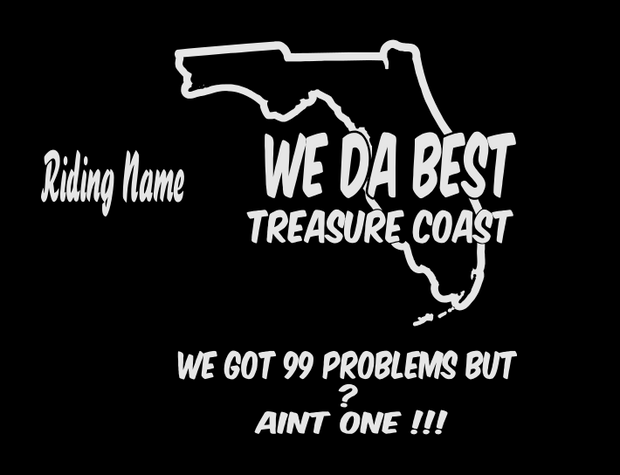 WeDaBest Treasure Coast - Reflective Zippered Hoodie