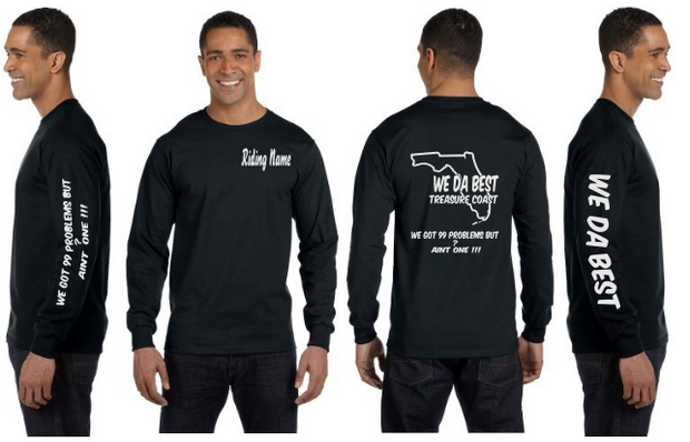 WeDaBest Men - Treasure Coast Reflective Long Sleeve - 100% Cotton