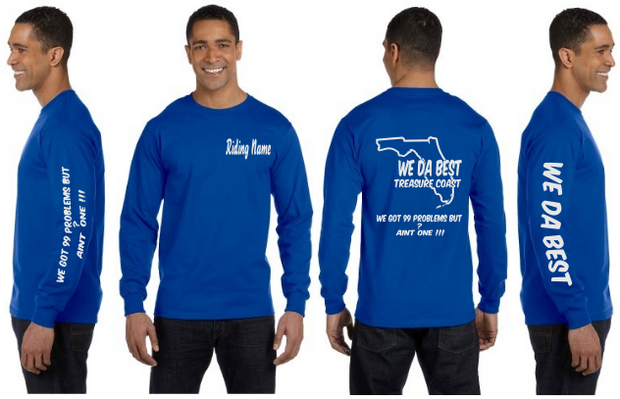 WeDaBest Men - Treasure Coast Reflective Long Sleeve - 100% Cotton