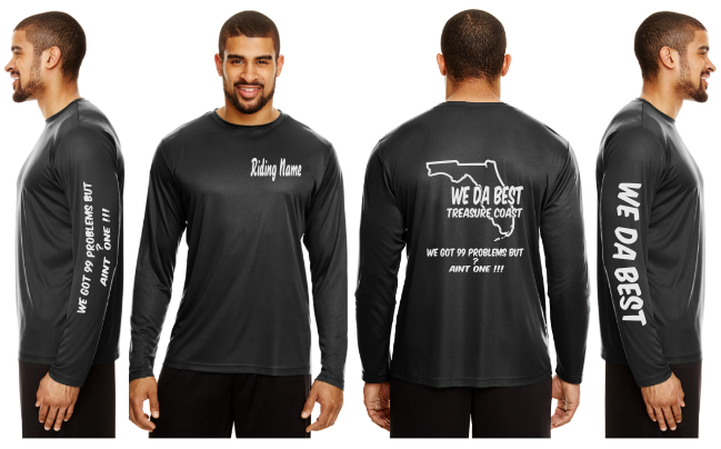 WeDaBest Men - Treasure Coast Reflective Long Sleeve - 100% Polyester