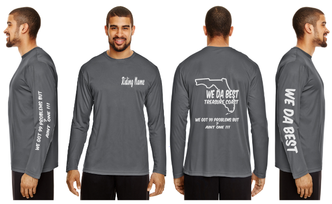 WeDaBest Men - Treasure Coast Reflective Long Sleeve - 100% Polyester