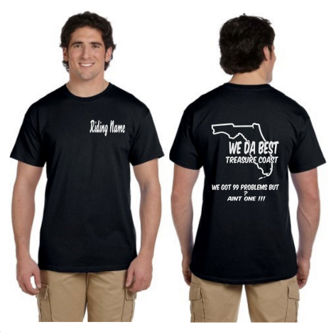 WeDaBest Men - Treasure Coast Reflective Tee - 100% Cotton