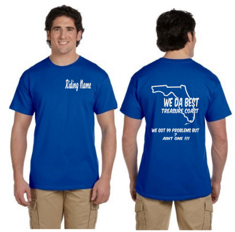 WeDaBest Men - Treasure Coast Reflective Tee - 100% Cotton
