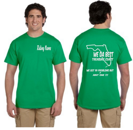 WeDaBest Men - Treasure Coast Reflective Tee - 100% Cotton