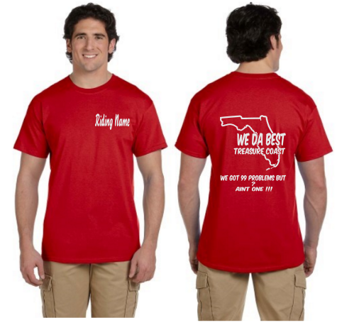 WeDaBest Men - Treasure Coast Reflective Tee - 100% Cotton