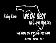 WeDaBest West Palm Beach - Reflective Zippered Hoodie