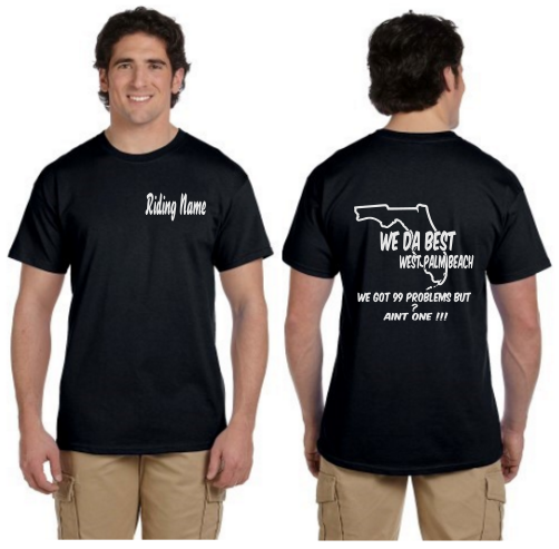 WeDaBest Men - West Palm Beach Reflective Tee - 100% Cotton