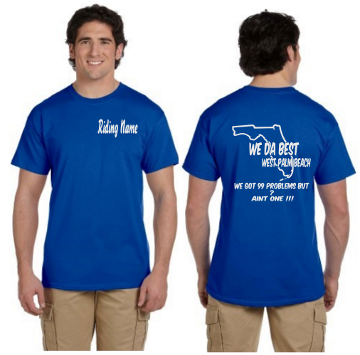 WeDaBest Men - West Palm Beach Reflective Tee - 100% Cotton