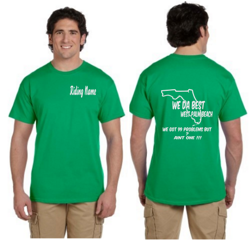 WeDaBest Men - West Palm Beach Reflective Tee - 100% Cotton