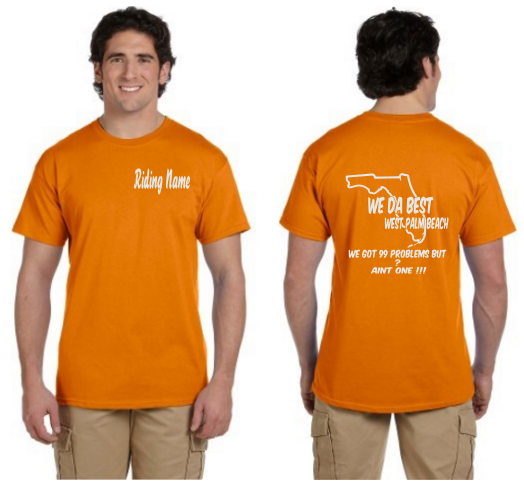 WeDaBest Men - West Palm Beach Reflective Tee - 100% Cotton