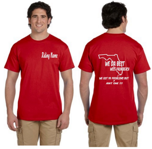 WeDaBest Men - West Palm Beach Reflective Tee - 100% Cotton