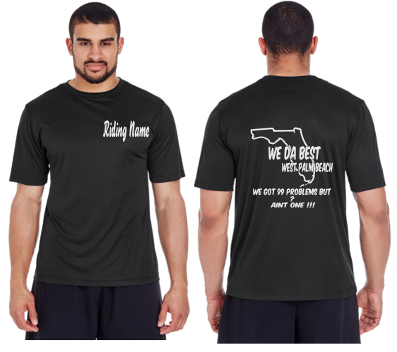 WeDaBest Men - West Palm Beach Reflective Tee - 100% Polyester
