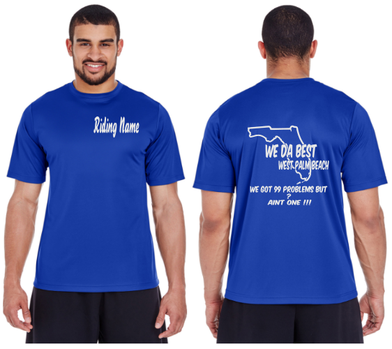WeDaBest Men - West Palm Beach Reflective Tee - 100% Polyester
