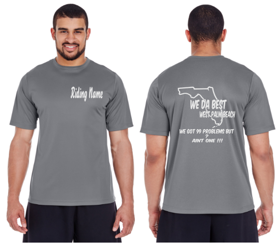 WeDaBest Men - West Palm Beach Reflective Tee - 100% Polyester