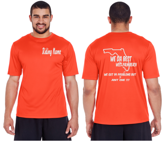 WeDaBest Men - West Palm Beach Reflective Tee - 100% Polyester