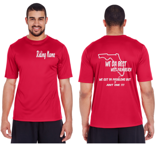 WeDaBest Men - West Palm Beach Reflective Tee - 100% Polyester