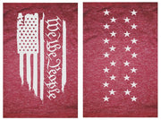 We The People -  Reflective Neck Gaiter Style Face Mask