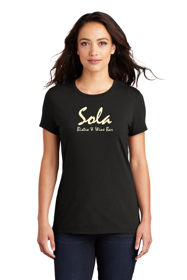 Sola Bistro Women's Fitted Crew Neck Tee