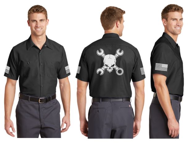 Wrenches Reflective Mechanic Shirt